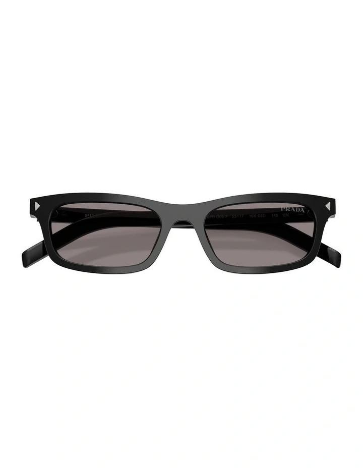 Acetate Sunglasses in Black image 3