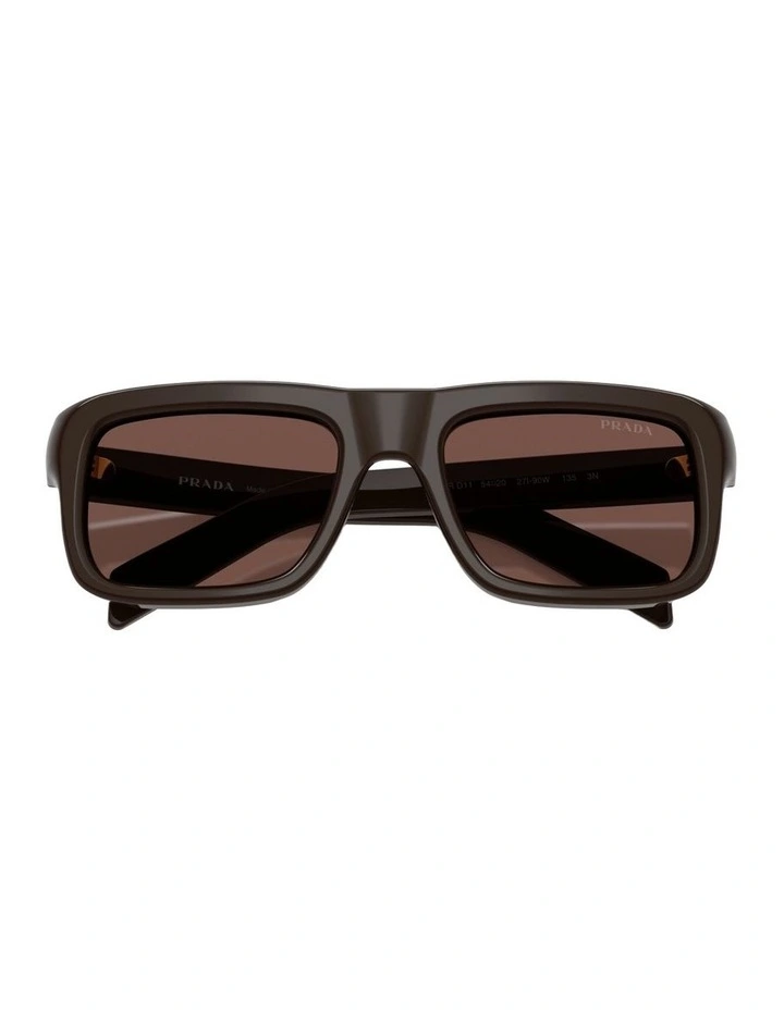 Acetate Sunglasses in Brown image 3