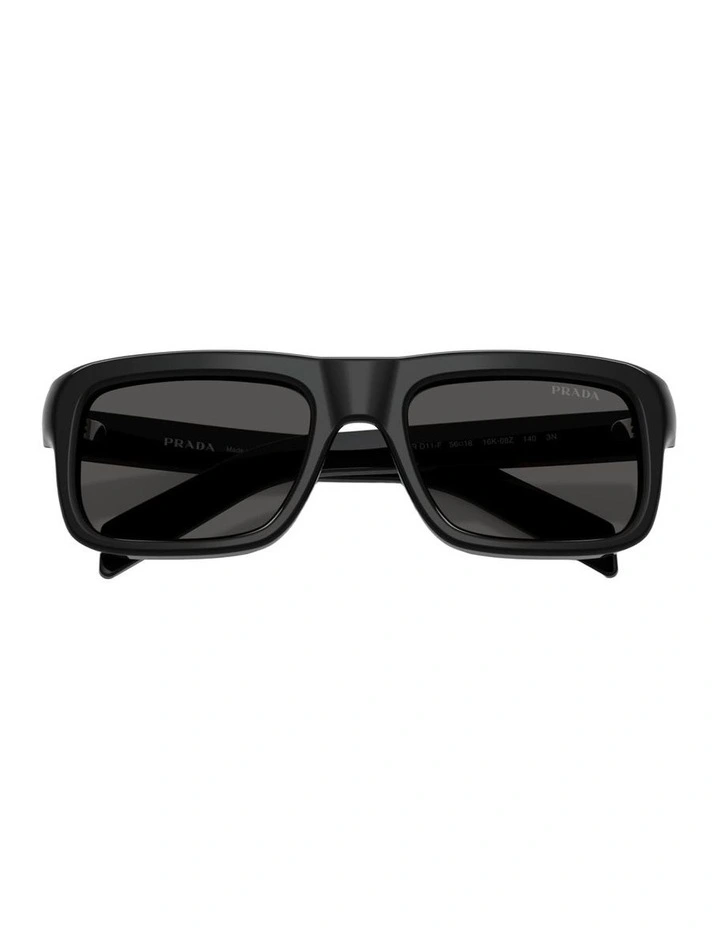Acetate Sunglasses in Black image 4