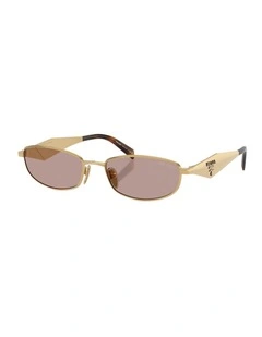 Metal Sunglasses in Gold