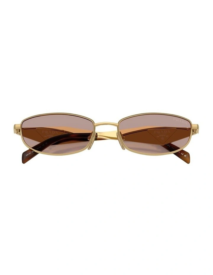 Metal Sunglasses in Gold image 4