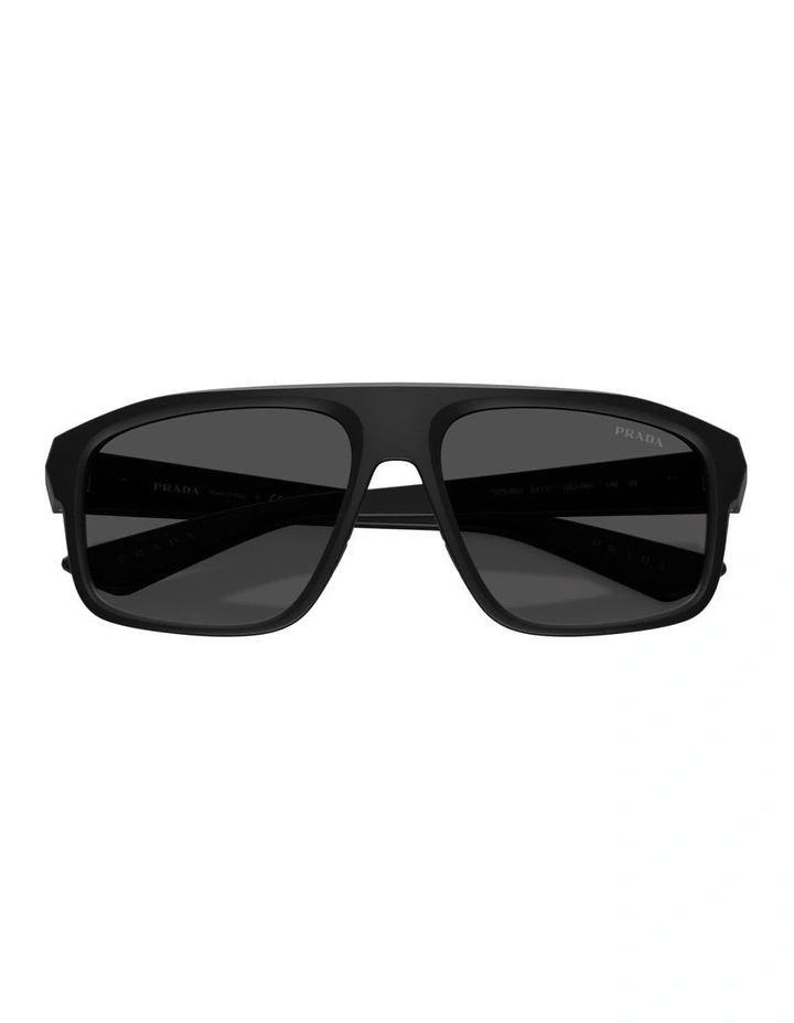 Injected Sunglasses in Black image 4
