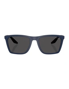 Injected Sunglasses in Blue