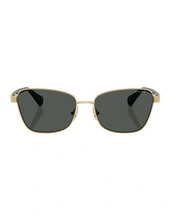 Metal Sunglasses in Gold