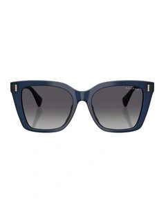 Acetate Polarised Sunglasses in Blue