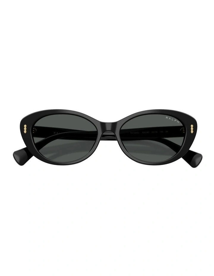 Acetate Sunglasses in Black image 4