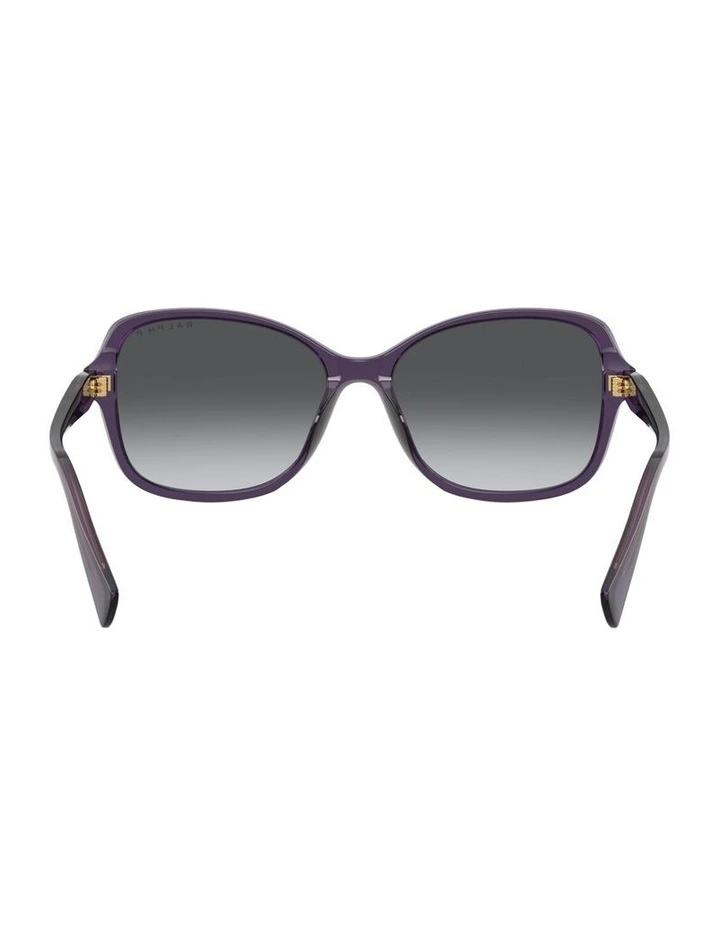 Acetate Polarised Sunglasses in Blue image 2