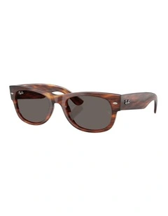 Mega Wayfarer II Propionate Sunglasses in Brown