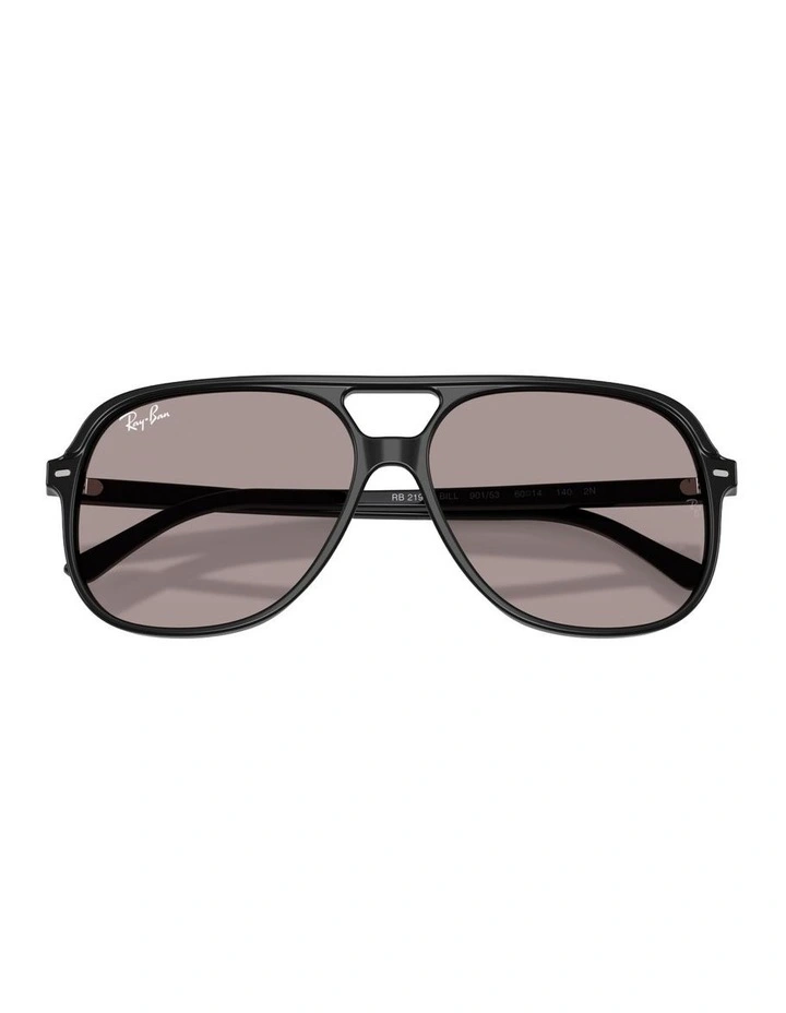 Bill Summer Capsule Acetate Sunglasses in Black image 4