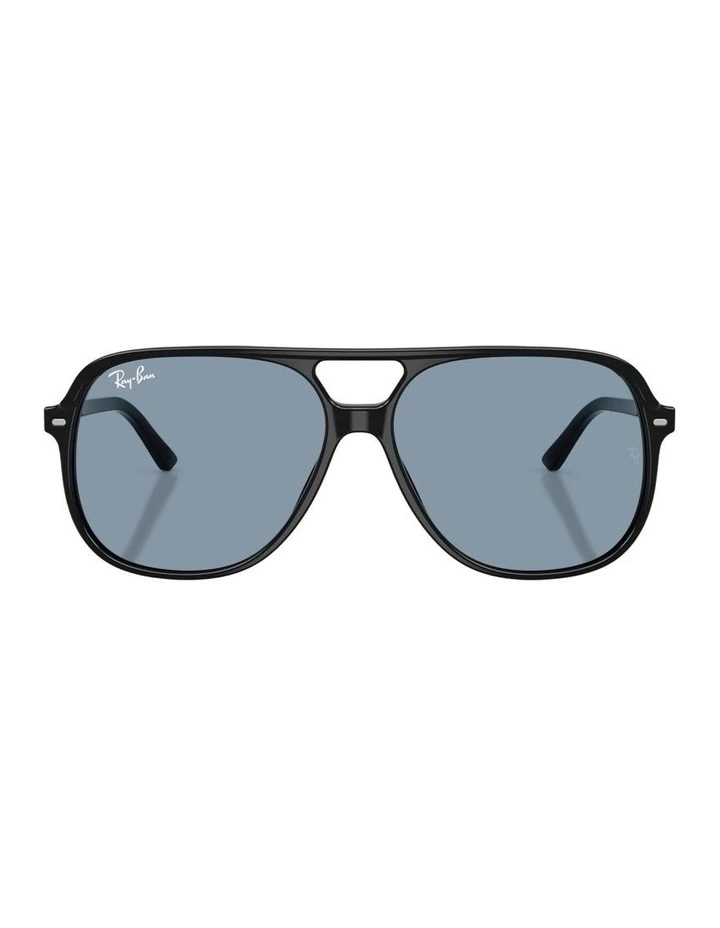 Bill Summer Capsule Acetate Sunglasses in Black image 2