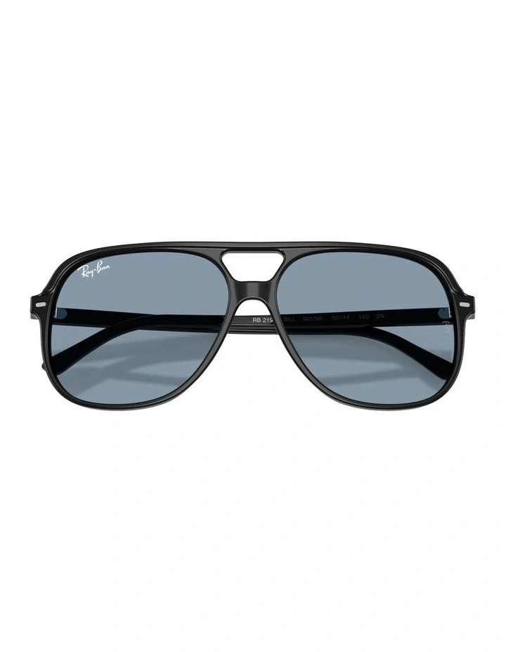 Bill Summer Capsule Acetate Sunglasses in Black image 4
