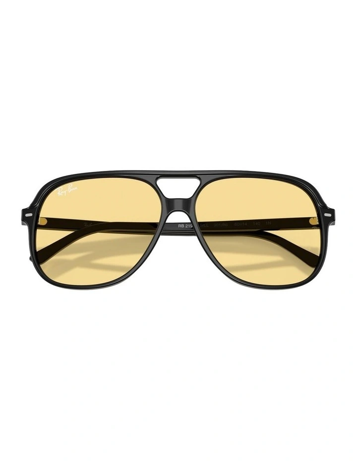 Bill Summer Capsule Acetate Sunglasses in Black image 3