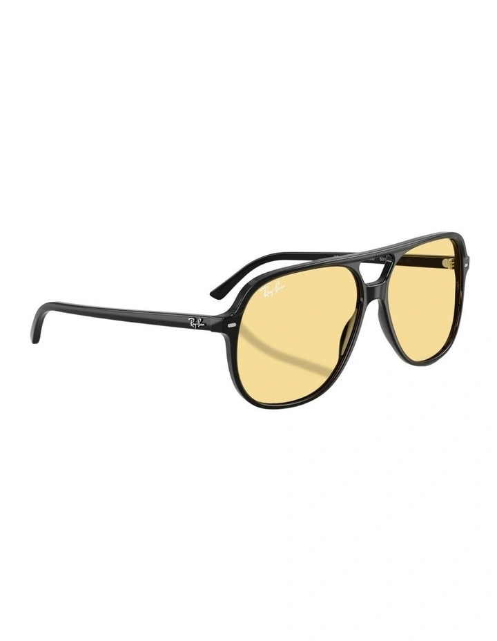 Bill Summer Capsule Acetate Sunglasses in Black image 4