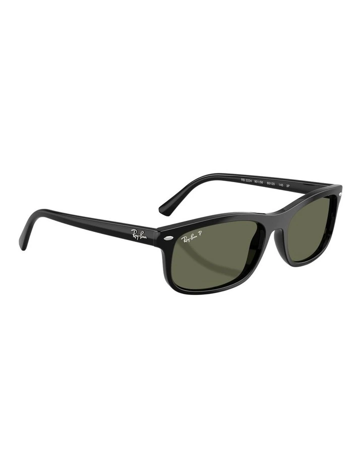 Propionate Polarised Sunglasses in Black RB2224 image 4