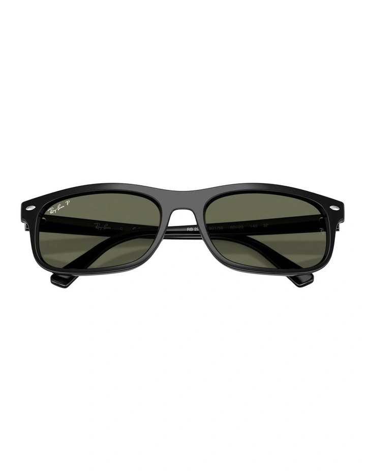 Propionate Polarised Sunglasses in Black RB2224 image 3