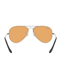 Aviator Classic Summer Capsule Metal Sunglasses in Grey
