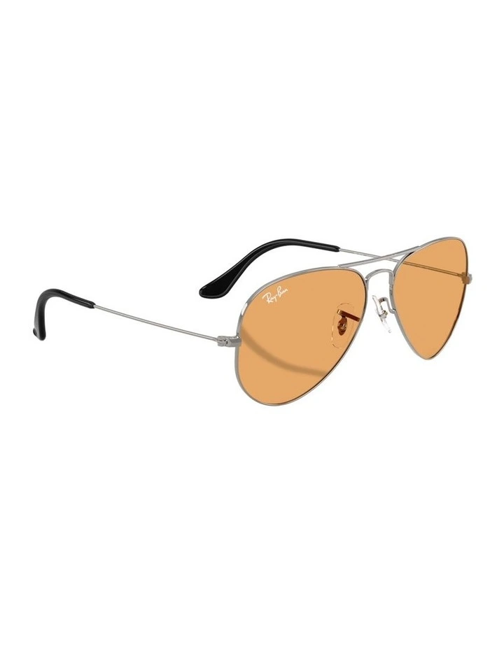 Aviator Classic Summer Capsule Metal Sunglasses in Grey image 3