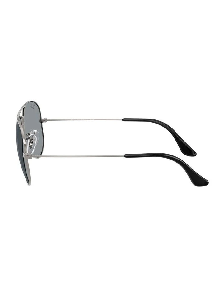Aviator Classic Summer Capsule Metal Sunglasses in Grey image 3
