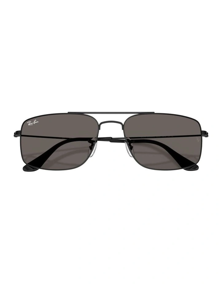 Explorer III Metal Sunglasses in Black image 3