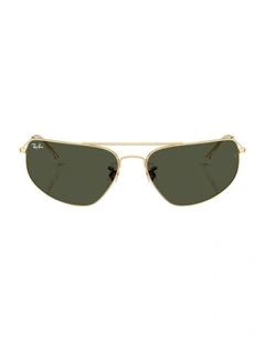 Metal Sunglasses in Gold RB3780