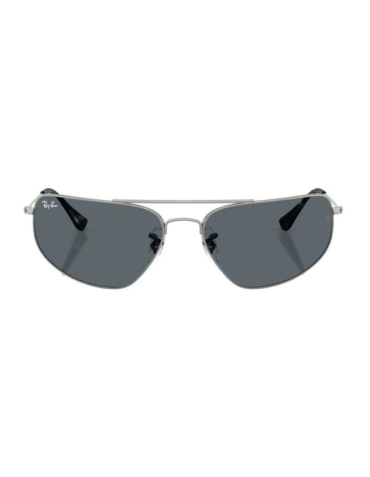 Metal Sunglasses in Grey RB3780 image 2