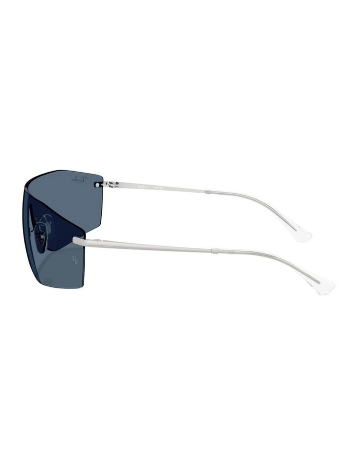 Alix Bio-Based Metal Sunglasses in Silver image 3