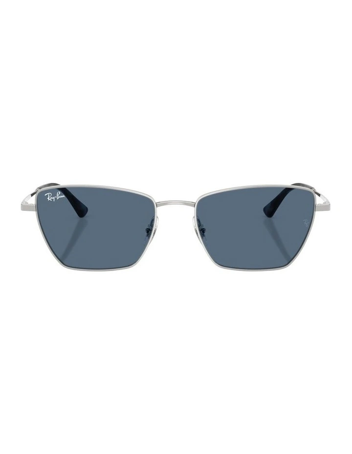 Drea Bio-Based Metal Sunglasses in Silver image 1