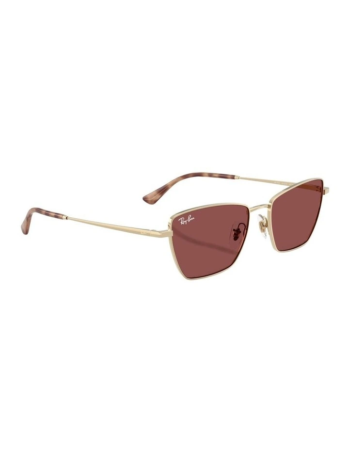 Drea Bio-Based Metal Sunglasses in Gold image 4