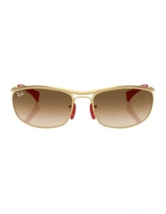 Scuderia Ferrari Collection Metal Sunglasses in Gold RB3819M