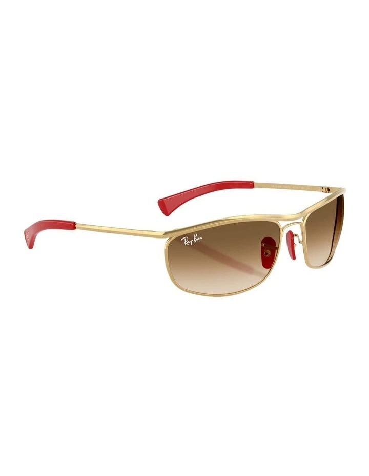 Scuderia Ferrari Collection Metal Sunglasses in Gold RB3819M image 4