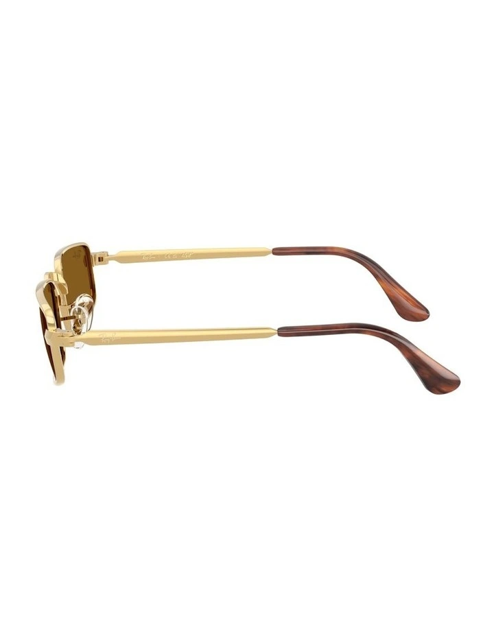 By A$AP Rocky Metal Sunglasses in Gold RB3927 image 2