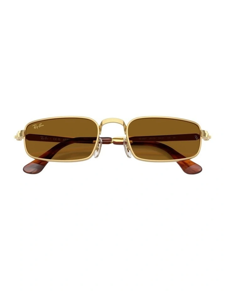 By A$AP Rocky Metal Sunglasses in Gold RB3927 image 4
