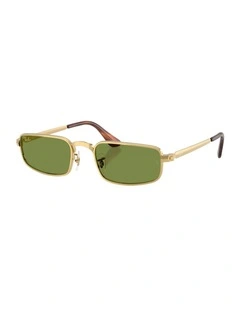 By A$AP Rocky Metal Sunglasses in Gold RB3927