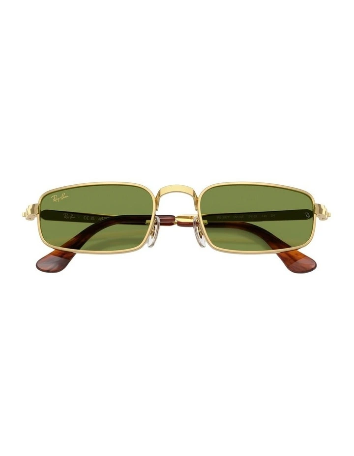 By A$AP Rocky Metal Sunglasses in Gold RB3927 image 4