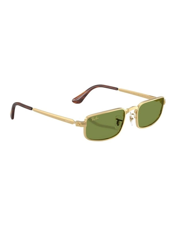 By A$AP Rocky Metal Sunglasses in Gold RB3927 image 5