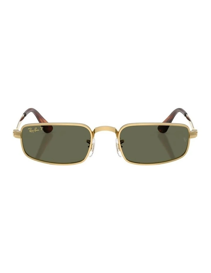 By A$AP Rocky Metal Polarised Sunglasses in Gold RB3927 image 2