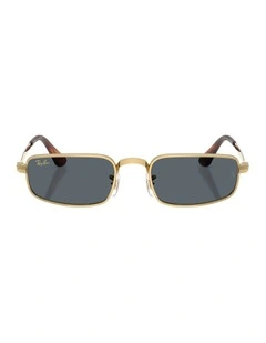 By A$AP Rocky Metal Sunglasses in Gold RB3927