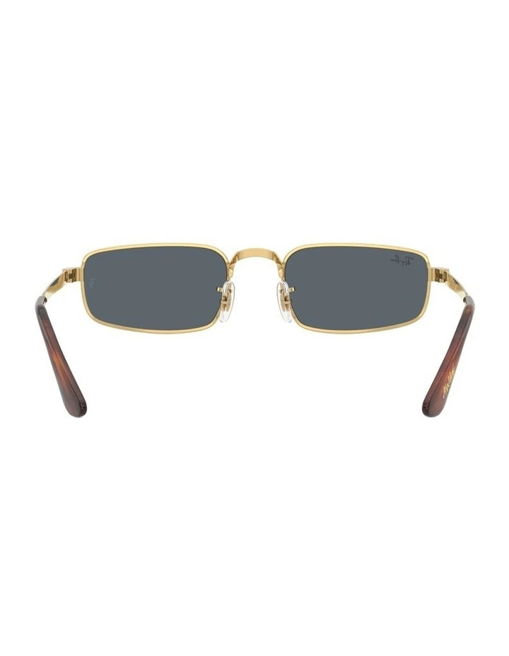 By A$AP Rocky Metal Sunglasses in Gold RB3927 image 3