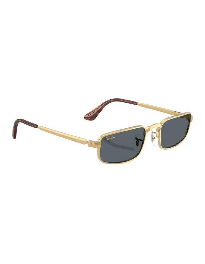 By A$AP Rocky Metal Sunglasses in Gold RB3927 image 5