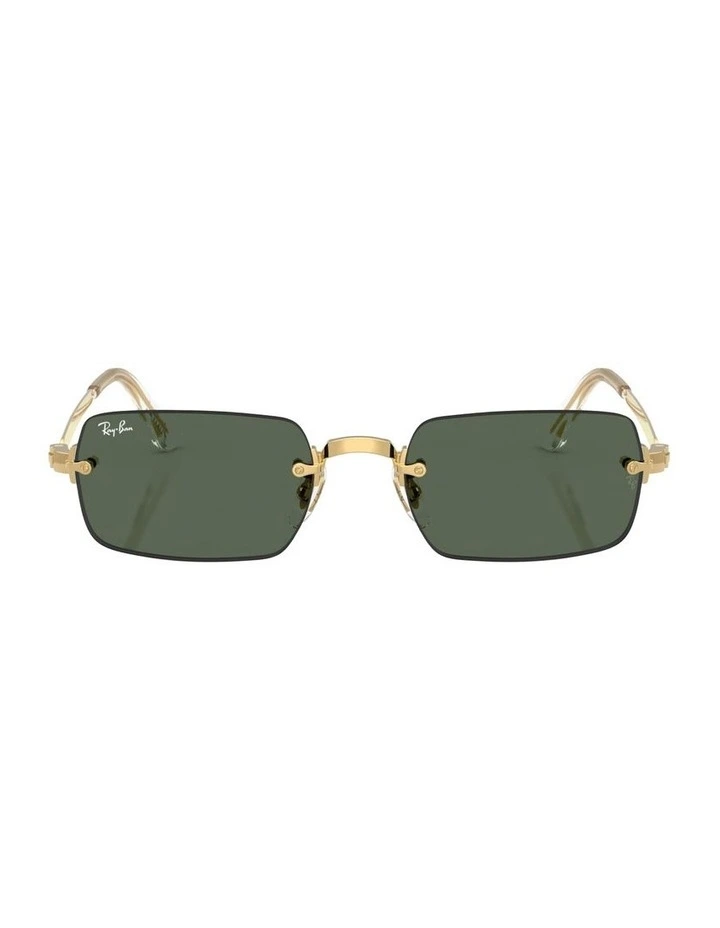 By A$AP Rocky Metal Sunglasses in Gold RB3928 image 2