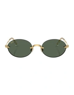 By A$AP Rocky Metal Sunglasses in Gold RB3929
