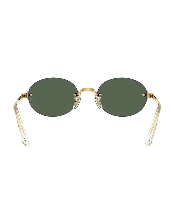 By A$AP Rocky Metal Sunglasses in Gold RB3929 image 2