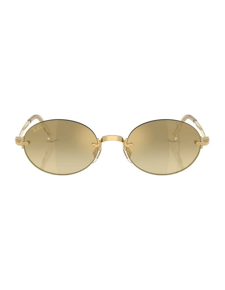 By A$AP Rocky Metal Sunglasses in Gold RB3929 image 1