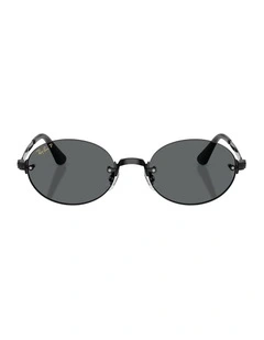 By A$AP Rocky Metal Polarised Sunglasses in Black RB3929