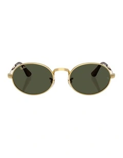 By A$AP Rocky Metal Sunglasses in Gold RB3931