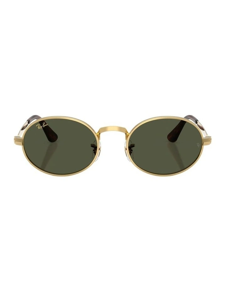 By A$AP Rocky Metal Sunglasses in Gold RB3931 image 1