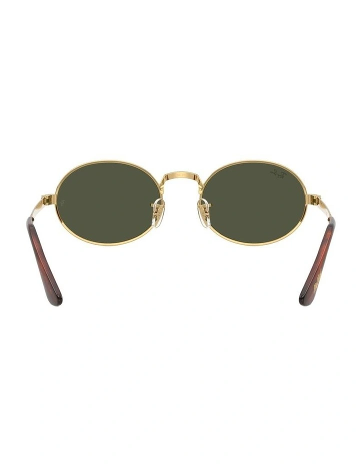 By A$AP Rocky Metal Sunglasses in Gold RB3931 image 2