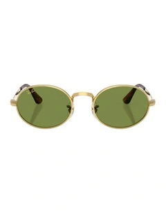 By A$AP Rocky Metal Sunglasses in Gold RB3931