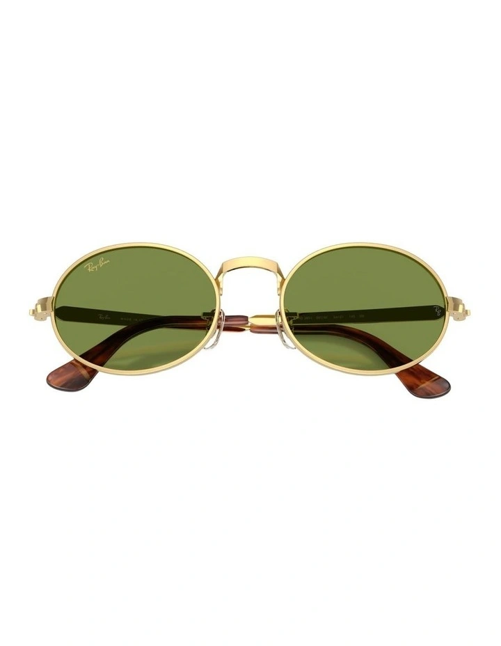 By A$AP Rocky Metal Sunglasses in Gold RB3931 image 3