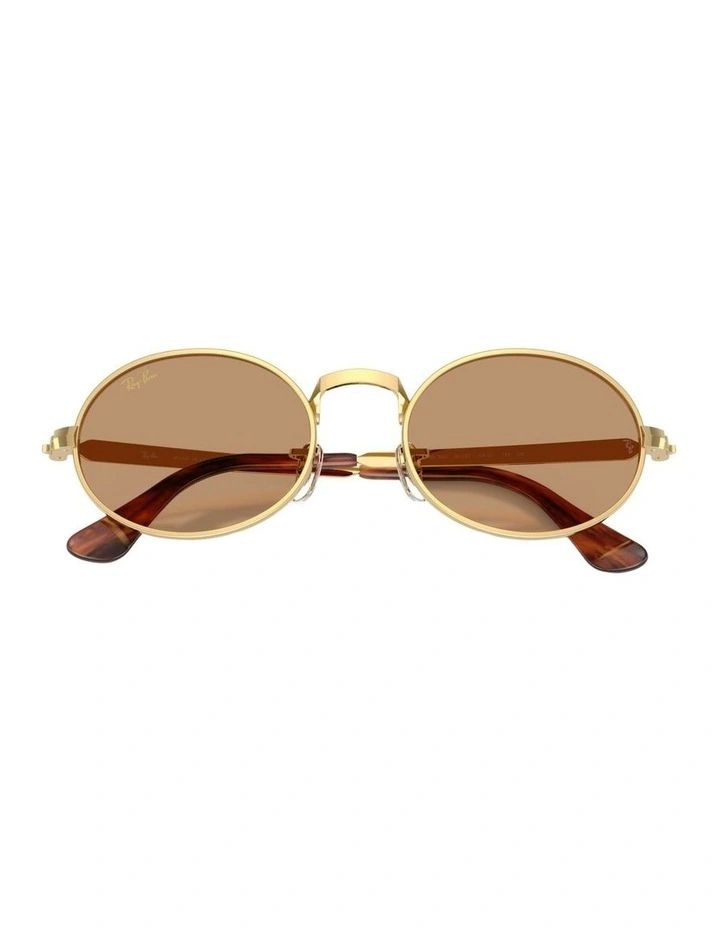 By A$AP Rocky Metal Sunglasses in Gold RB3931 image 4